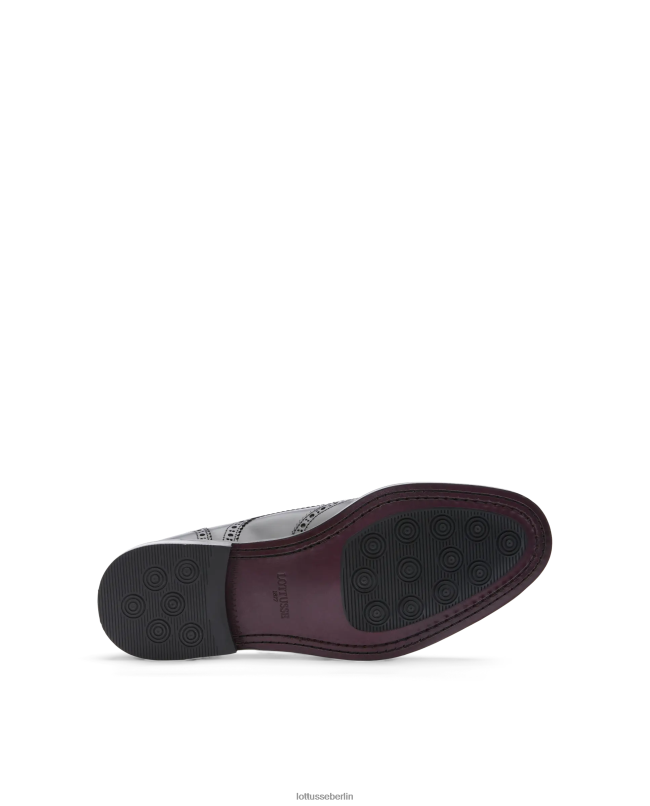 Lottusse Männer Harrys Bright Calf Derby 22LP027 Schwarz Schuhwerk