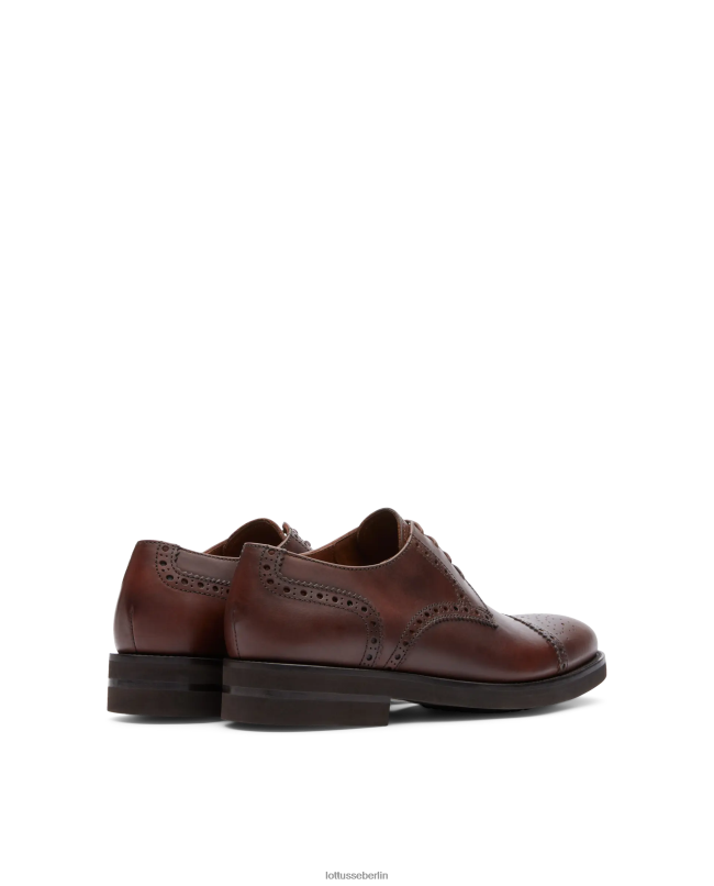 Lottusse Männer Holborn Wax Calf Derby 22LP0148 braun Schuhwerk