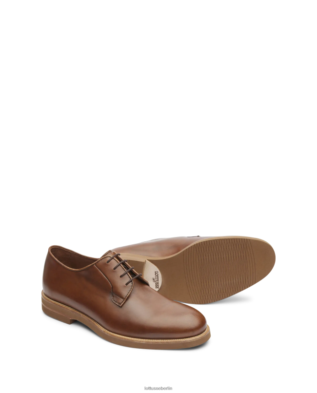 Lottusse Männer Niza-Wildleder-Kalbs-Derby 22LP0108 braun Schuhwerk