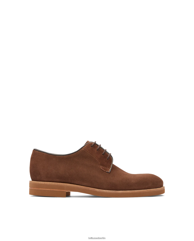 Lottusse Männer Niza-Wildleder-Kalbs-Derby 22LP0109 braun Schuhwerk