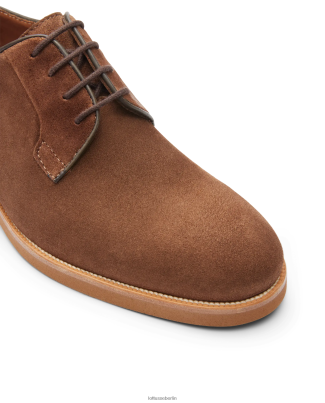Lottusse Männer Niza-Wildleder-Kalbs-Derby 22LP0109 braun Schuhwerk