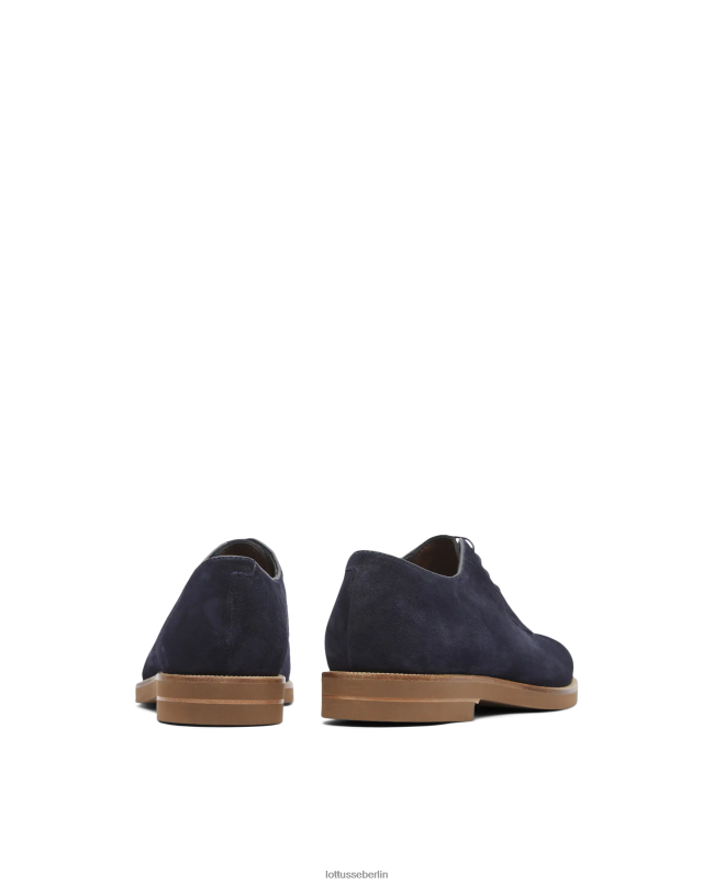 Lottusse Männer Niza-Wildleder-Kalbs-Derby 22LP0110 Marineblau Schuhwerk