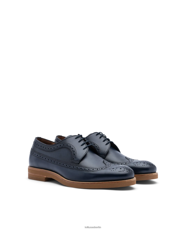 Lottusse Männer Niza wischt Wadenderby ab 22LP0113 Marineblau Schuhwerk