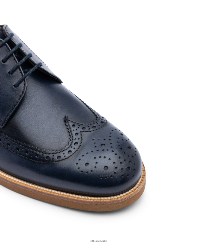 Lottusse Männer Niza wischt Wadenderby ab 22LP0113 Marineblau Schuhwerk