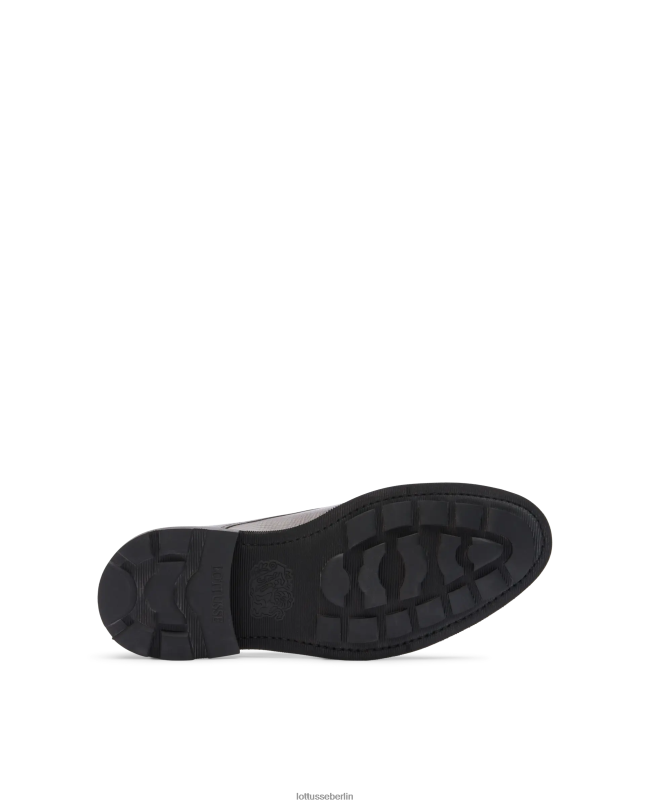 Lottusse Männer Premium Crust Anilin Embossy Kalbsleder 22LP053 braun Schuhwerk