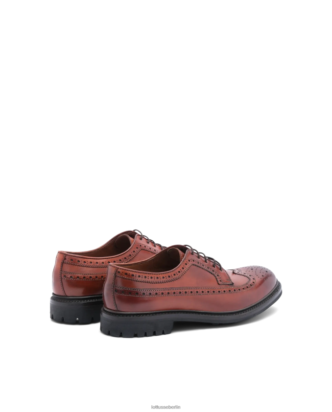 Lottusse Männer Walton Crust Anilin Kalb Derby 22LP056 braun Schuhwerk