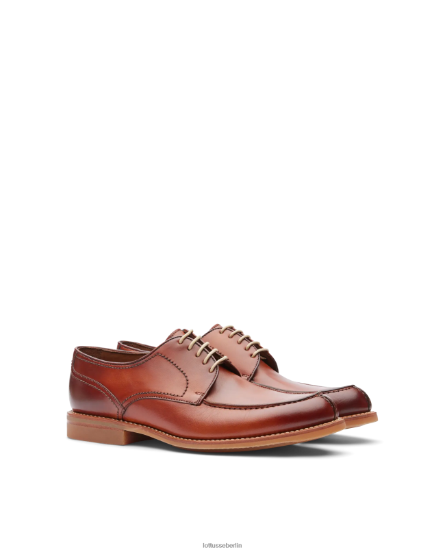 Lottusse Männer Walton Crust Anilin Kalb Derby 22LP061 braun Schuhwerk