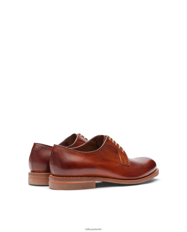Lottusse Männer Walton Crust Anilin Kalb Derby 22LP068 braun Schuhwerk