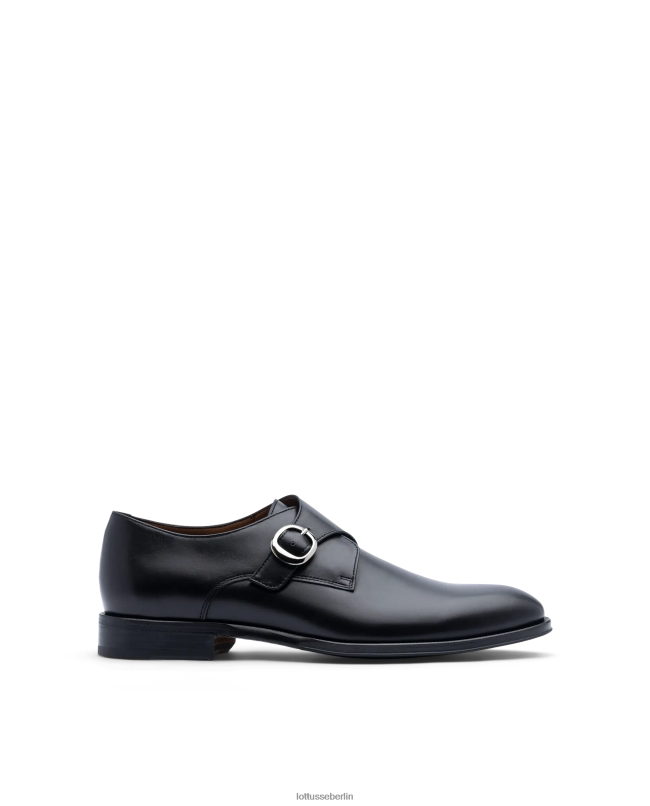 Lottusse Männer Lenox bürstet Wadenmönche ab 22LP012 Schwarz Schuhwerk