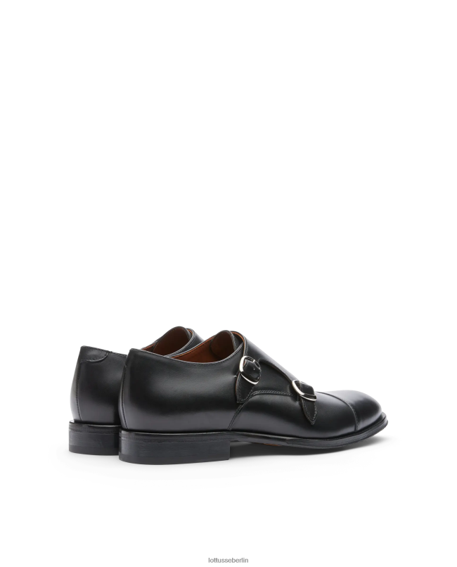 Lottusse Männer Lenox bürstet Wadenmönche ab 22LP06 Schwarz Schuhwerk