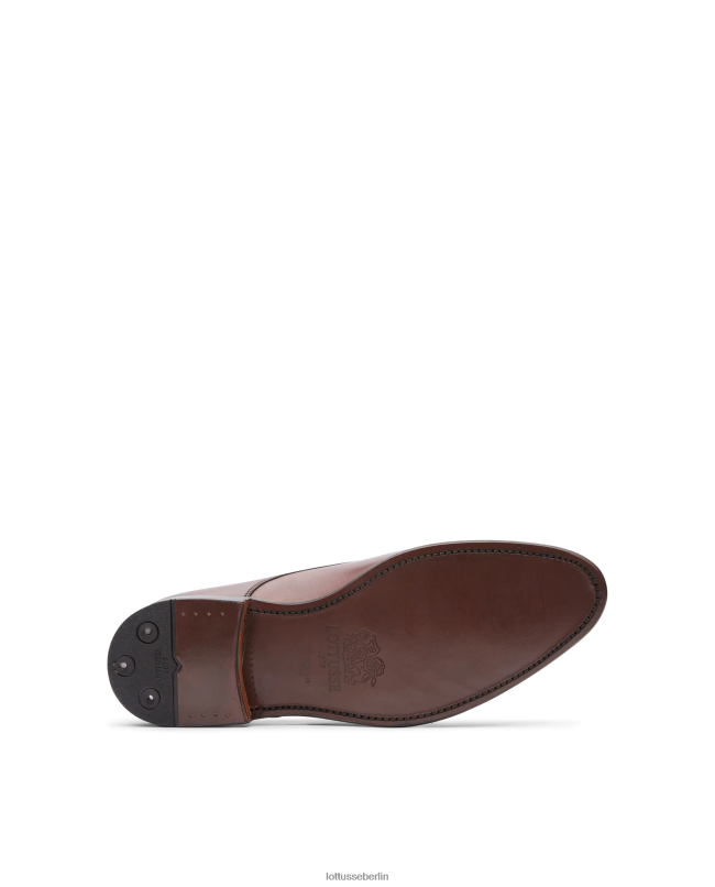 Lottusse Männer Premium-Crust-Anilin-Kalbsmonks 22LP095 braun Schuhwerk