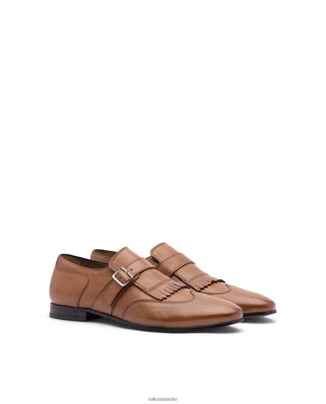 Lottusse Männer Verona bürstet Kalbsmönche ab 22LP088 braun Schuhwerk