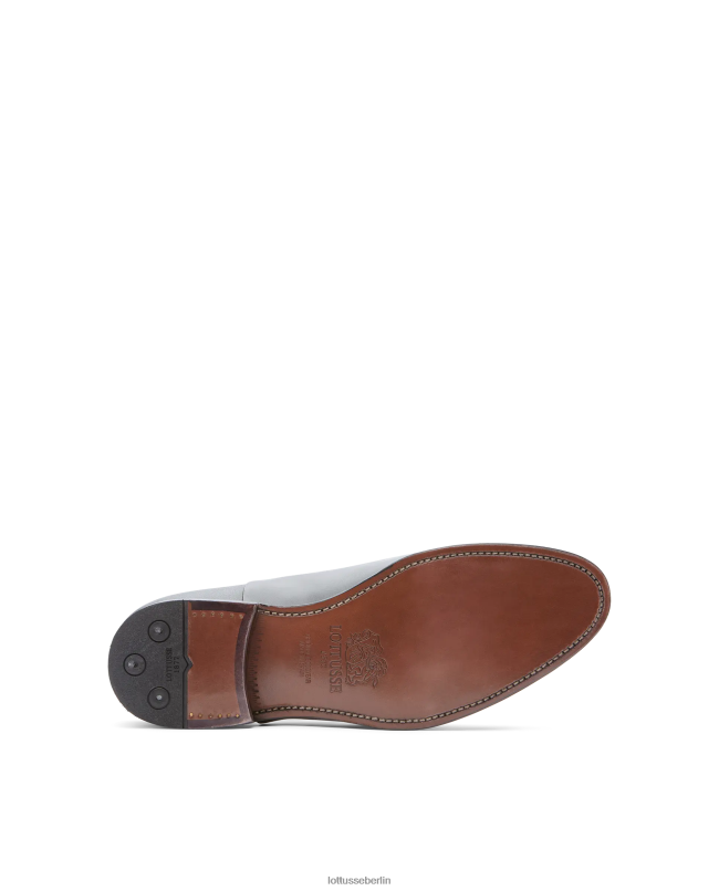 Lottusse Männer Hochwertiges Crust-Anilin-Kalb-Oxford 22LP01 Schwarz Schuhwerk