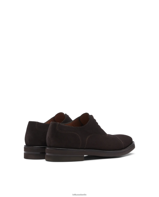 Lottusse Männer Holborn-Wildleder-Kalbs-Oxford 22LP016 Mokka Schuhwerk