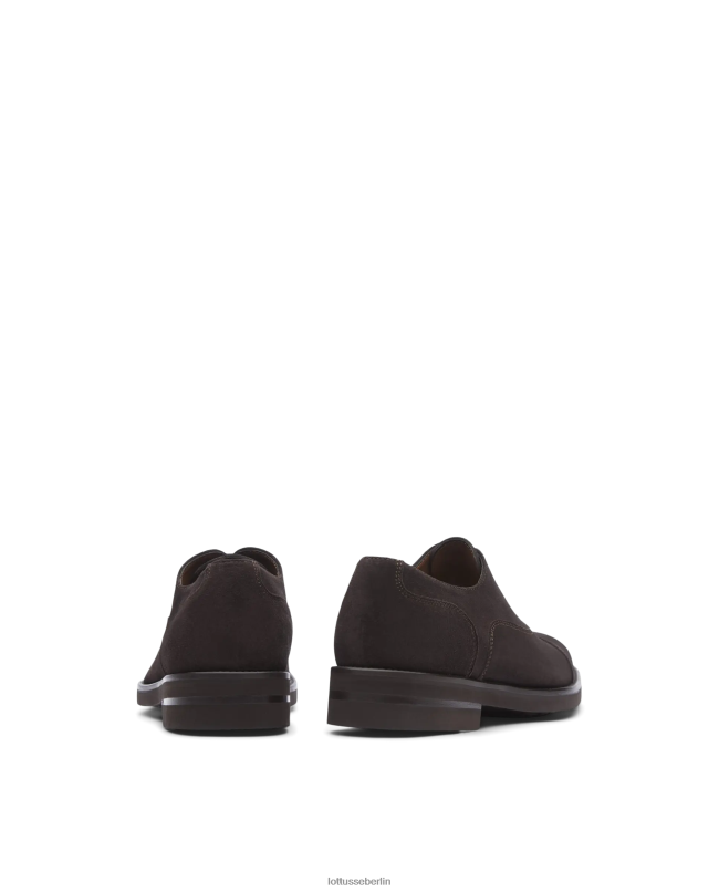 Lottusse Männer Holborn-Wildleder-Kalbs-Oxford 22LP016 Mokka Schuhwerk