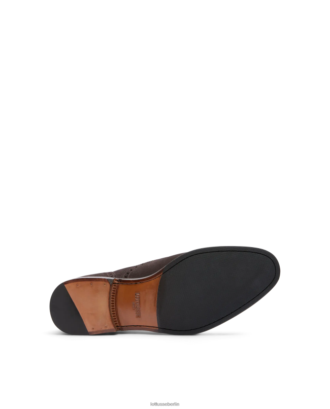 Lottusse Männer Lenox-Wildleder-Kalb-Oxford 22LP0138 Mokka Schuhwerk
