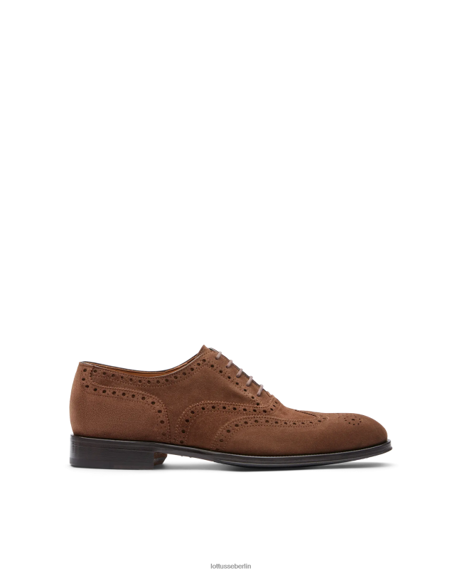 Lottusse Männer Lenox-Wildleder-Kalb-Oxford 22LP0140 braun Schuhwerk