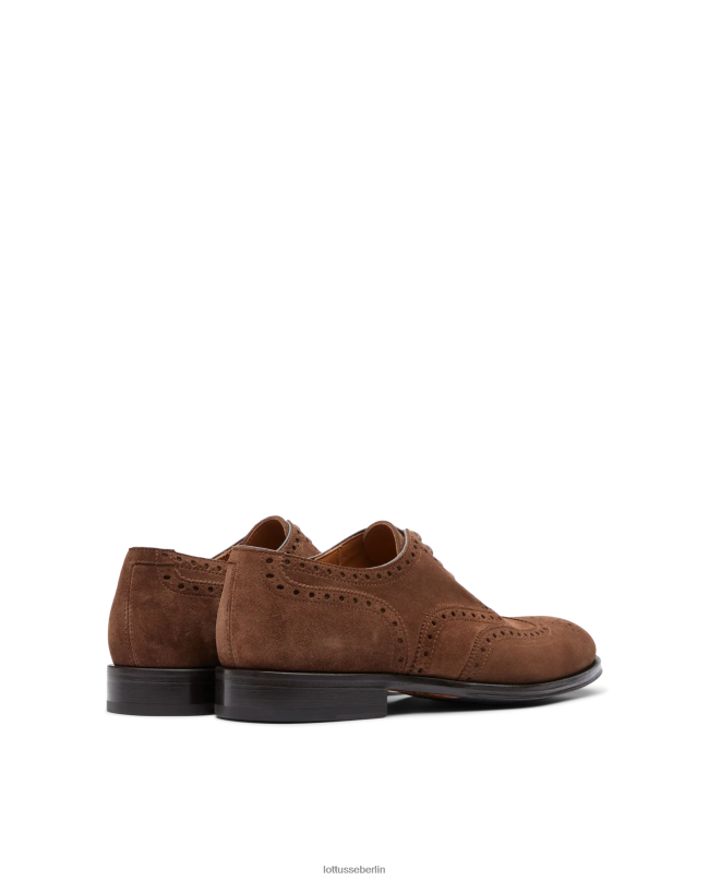 Lottusse Männer Lenox-Wildleder-Kalb-Oxford 22LP0140 braun Schuhwerk