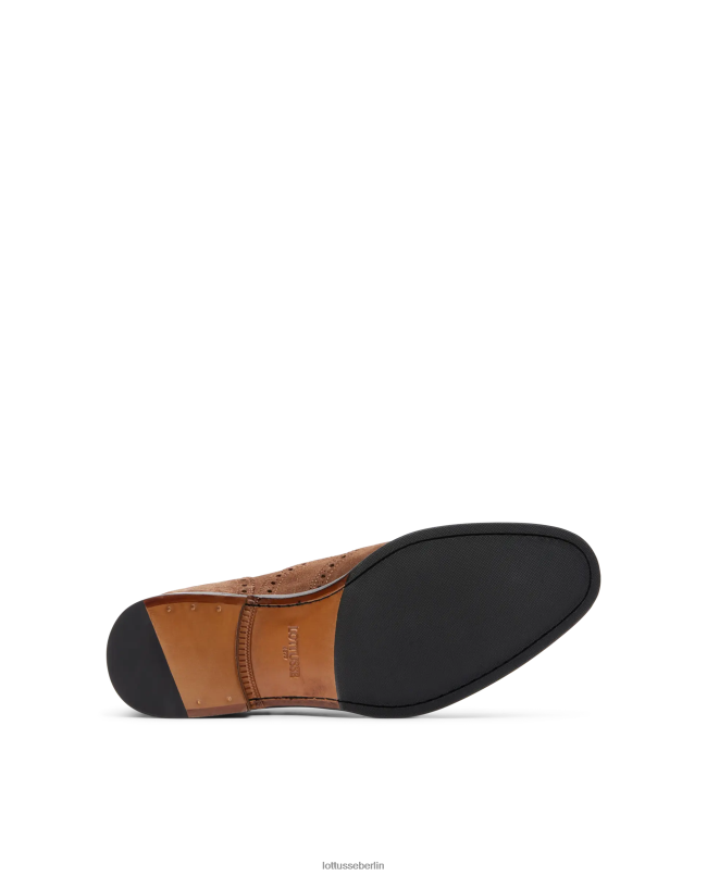 Lottusse Männer Lenox-Wildleder-Kalb-Oxford 22LP0140 braun Schuhwerk