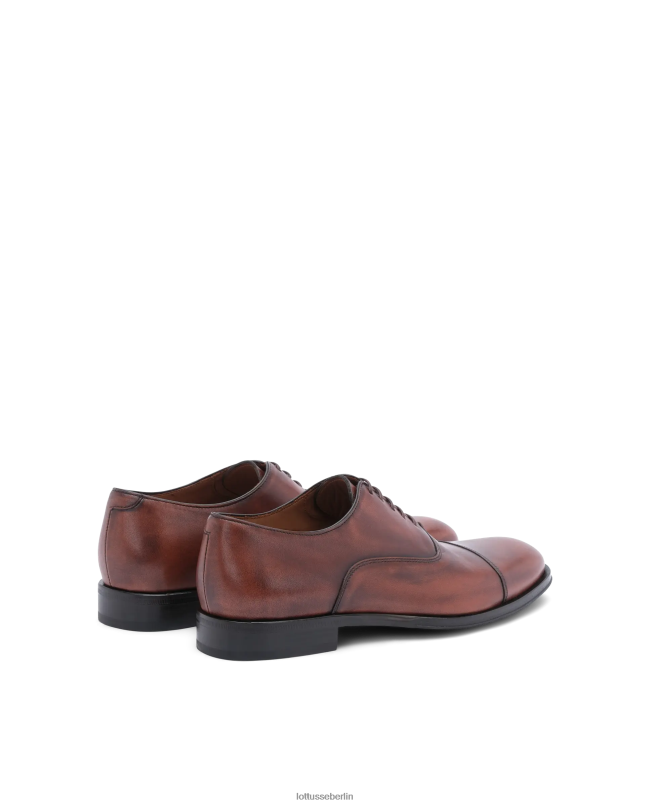 Lottusse Männer Lenox bürstet Kalb Oxford ab 22LP0137 braun Schuhwerk