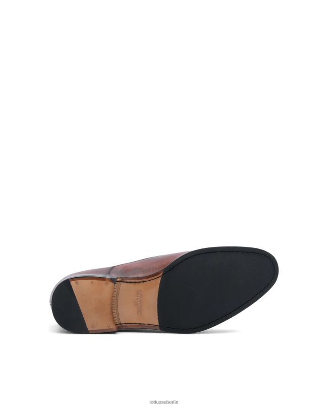 Lottusse Männer Lenox bürstet Kalb Oxford ab 22LP0137 braun Schuhwerk