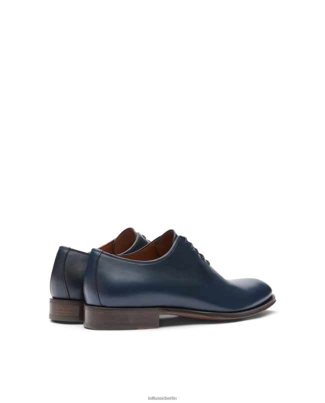 Lottusse Männer Lenox bürstet Kalb Oxford ab 22LP014 Marineblau Schuhwerk