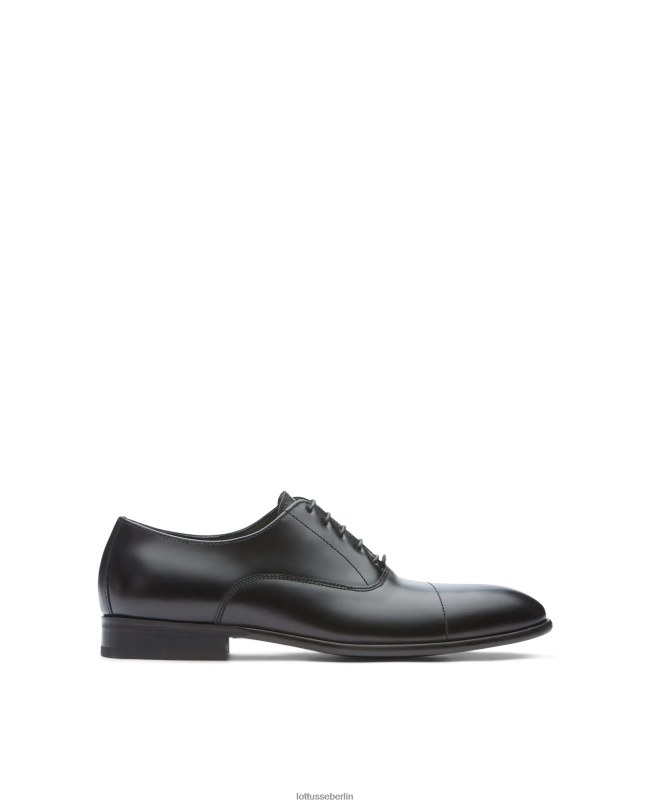 Lottusse Männer Regent Bright Calf Oxford 22LP030 Schwarz Schuhwerk