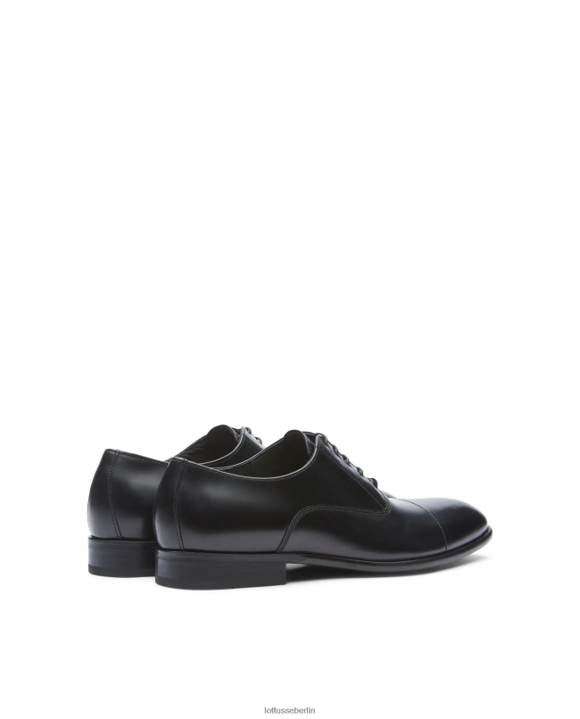 Lottusse Männer Regent Bright Calf Oxford 22LP030 Schwarz Schuhwerk