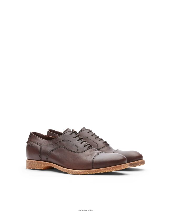 Lottusse Männer Terra Vaqueta weiches Kalbs-Oxford 22LP085 braun Schuhwerk