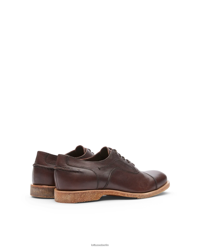 Lottusse Männer Terra Vaqueta weiches Kalbs-Oxford 22LP085 braun Schuhwerk