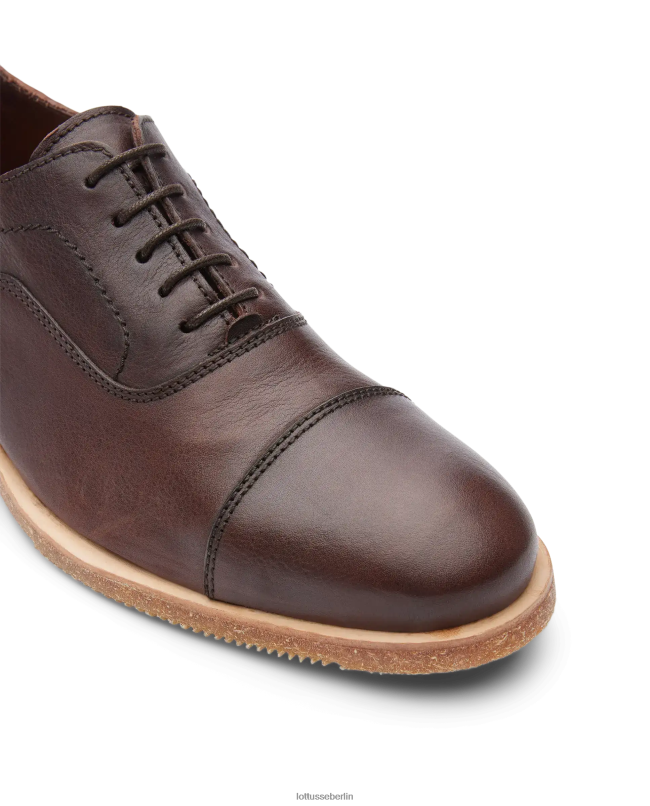 Lottusse Männer Terra Vaqueta weiches Kalbs-Oxford 22LP085 braun Schuhwerk