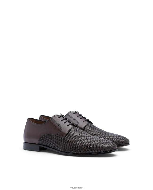Lottusse Männer Verona Mesh Canguro Oxford 22LP097 Mokka Schuhwerk
