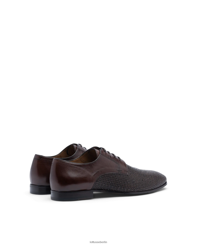 Lottusse Männer Verona Mesh Canguro Oxford 22LP097 Mokka Schuhwerk