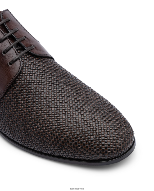 Lottusse Männer Verona Mesh Canguro Oxford 22LP097 Mokka Schuhwerk