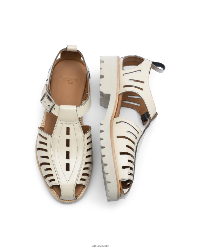 Lottusse Männer Covent Bright Calf Jelly-Schuhe 22LP093 Beige Schuhwerk