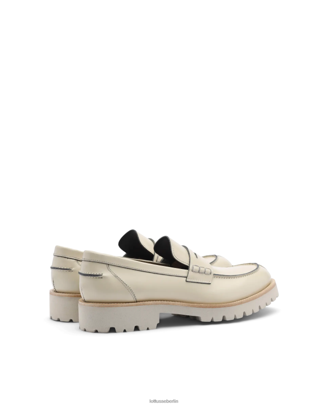 Lottusse Männer Covent-Loafer aus hellem Kalbsleder 22LP092 Beige Schuhwerk