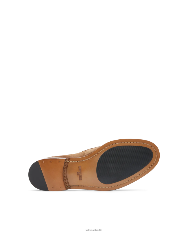 Lottusse Männer Daytona Wildleder-Kalbs-Loafer 22LP064 braun Schuhwerk