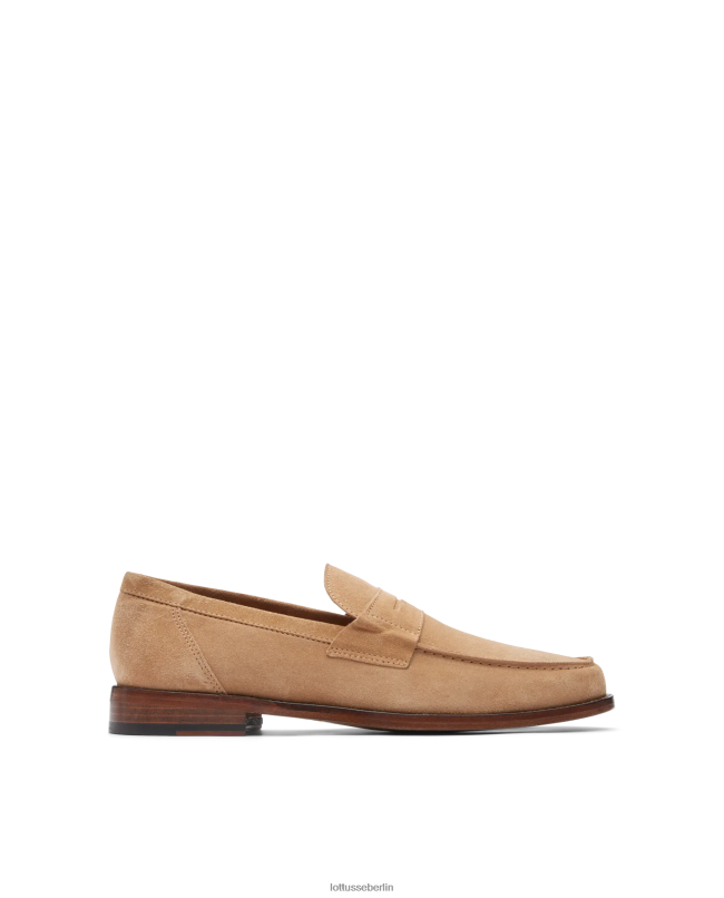 Lottusse Männer Daytona Wildleder-Kalbs-Loafer 22LP065 braun Schuhwerk