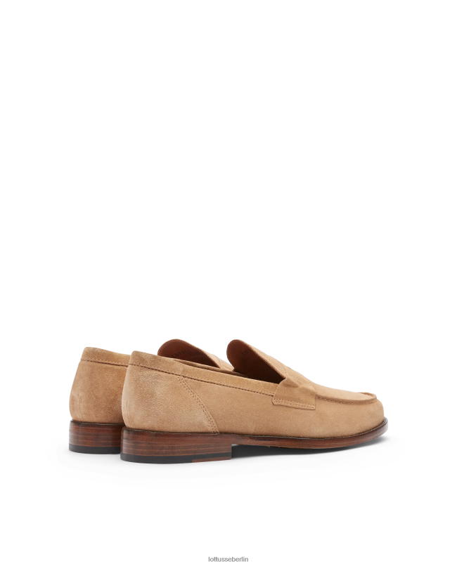 Lottusse Männer Daytona Wildleder-Kalbs-Loafer 22LP065 braun Schuhwerk
