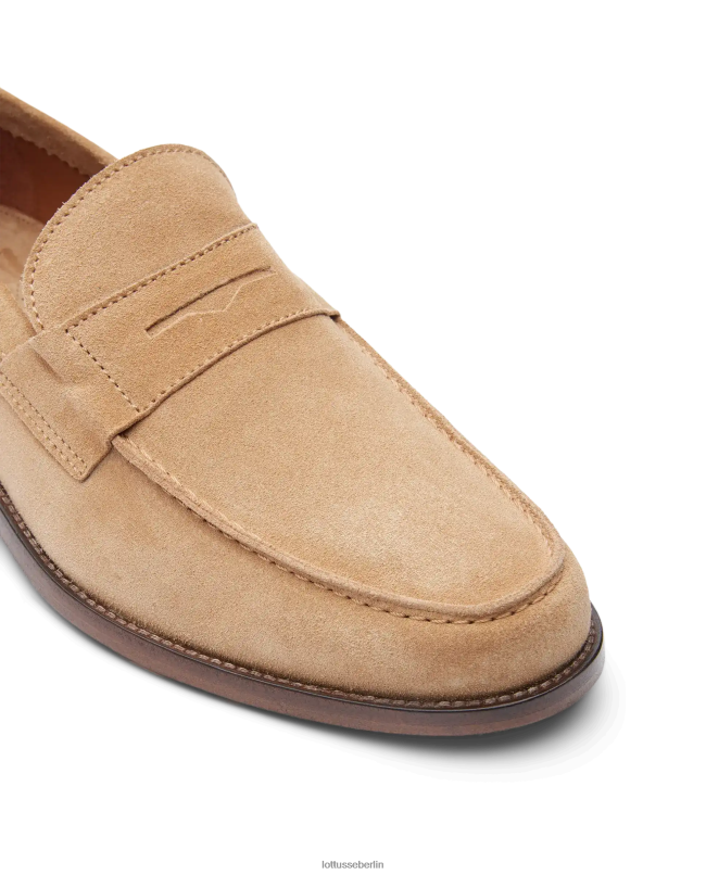 Lottusse Männer Daytona Wildleder-Kalbs-Loafer 22LP065 braun Schuhwerk