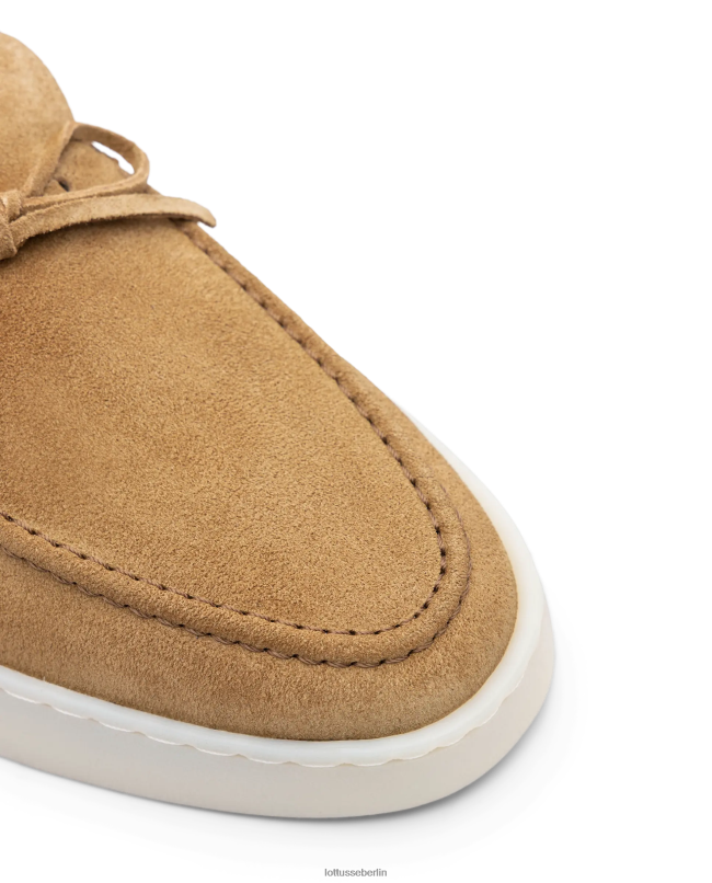 Lottusse Männer Fornells Wildleder-Kalbsloafer 22LP070 braun Schuhwerk