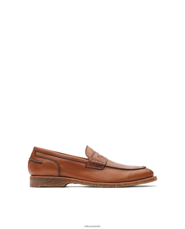 Lottusse Männer Loafer aus weichem Kalbsleder von Terra Vaqueta 22LP084 braun Schuhwerk