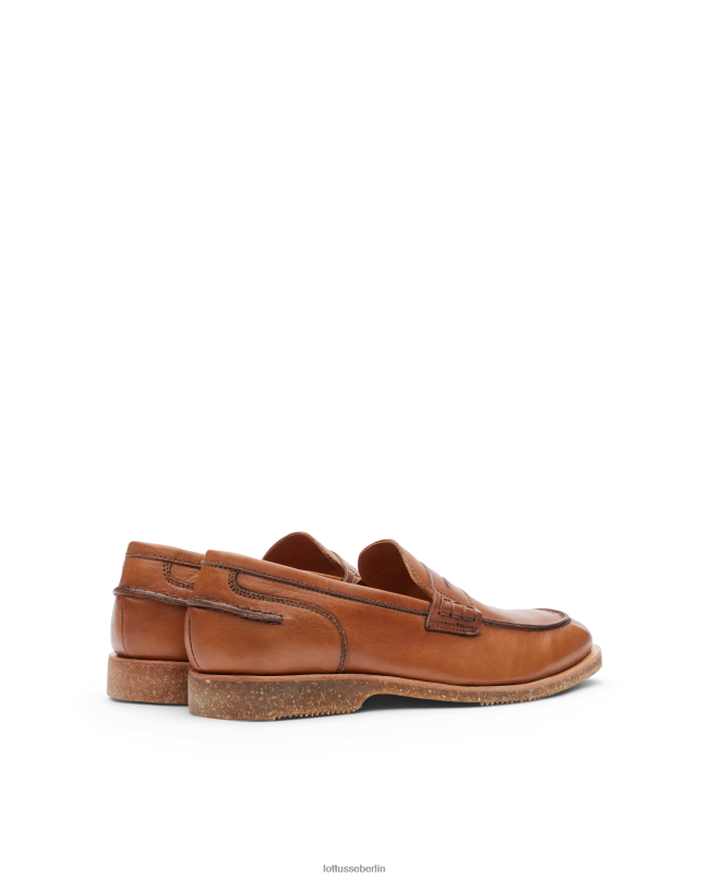 Lottusse Männer Loafer aus weichem Kalbsleder von Terra Vaqueta 22LP084 braun Schuhwerk