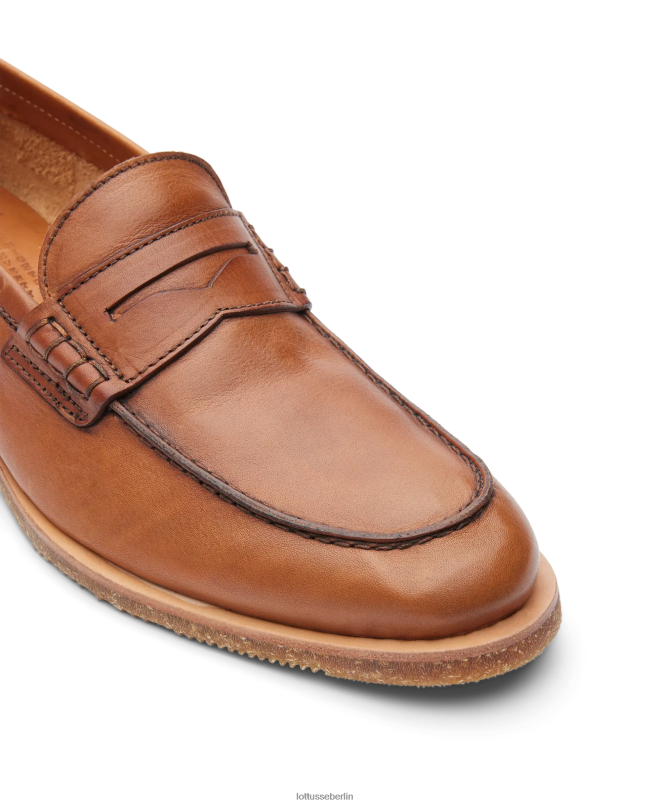 Lottusse Männer Loafer aus weichem Kalbsleder von Terra Vaqueta 22LP084 braun Schuhwerk