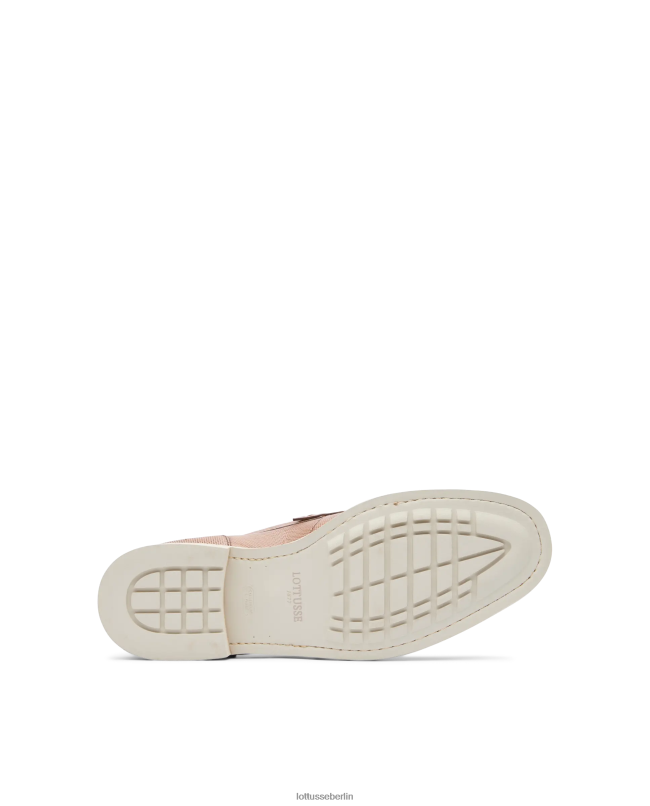 Lottusse Männer „Venice Brush of Embossy“-Loafer aus Kalbsleder 22LP082 braun Schuhwerk