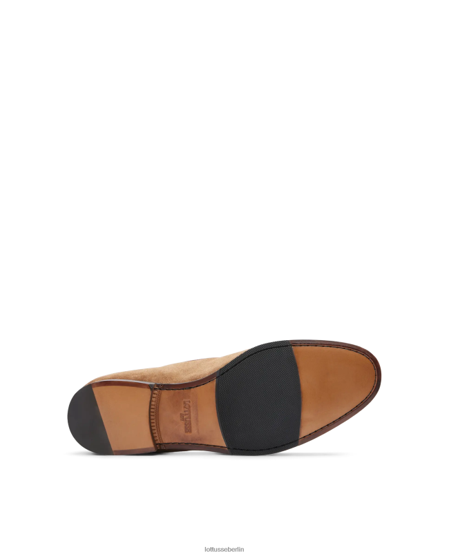 Lottusse Männer Verona Wildleder-Kalbs-Loafer 22LP086 braun Schuhwerk