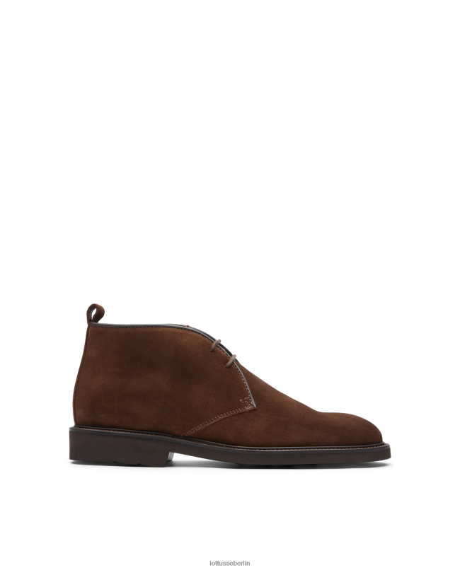 Lottusse Männer Baltimore Wildleder-Kalbsstiefeletten 22LP0154 braun Schuhwerk