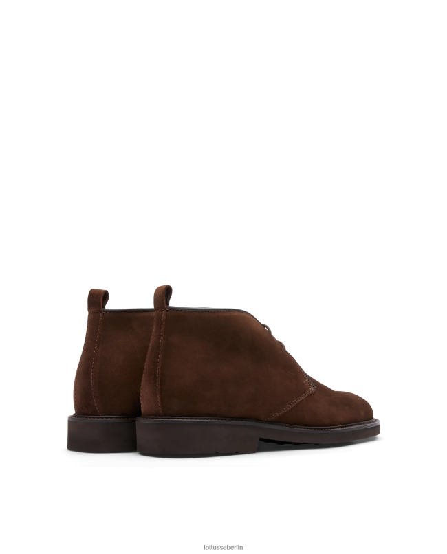 Lottusse Männer Baltimore Wildleder-Kalbsstiefeletten 22LP0154 braun Schuhwerk