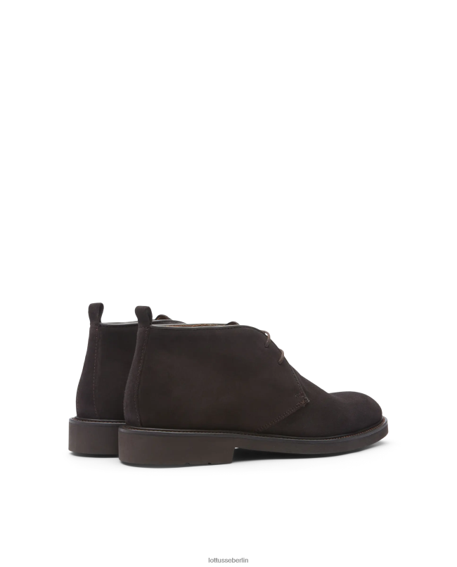 Lottusse Männer Baltimore Wildleder-Kalbsstiefeletten 22LP020 Mokka Schuhwerk