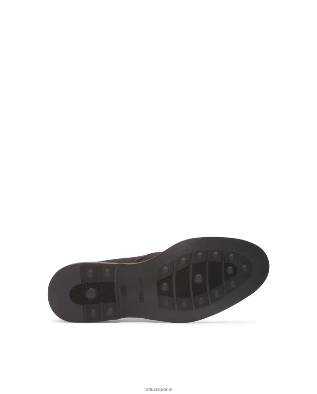 Lottusse Männer Baltimore Wildleder-Kalbsstiefeletten 22LP020 Mokka Schuhwerk